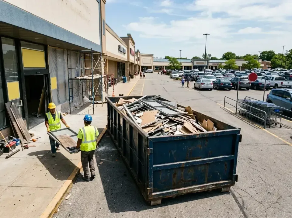 retail-store-renovation-debris-003 — frequently asked questions, Roll-off Dumpster Rentals in Sierra Vista, AZ